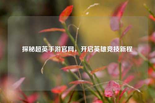 探秘超英手游官网，开启英雄竞技新程